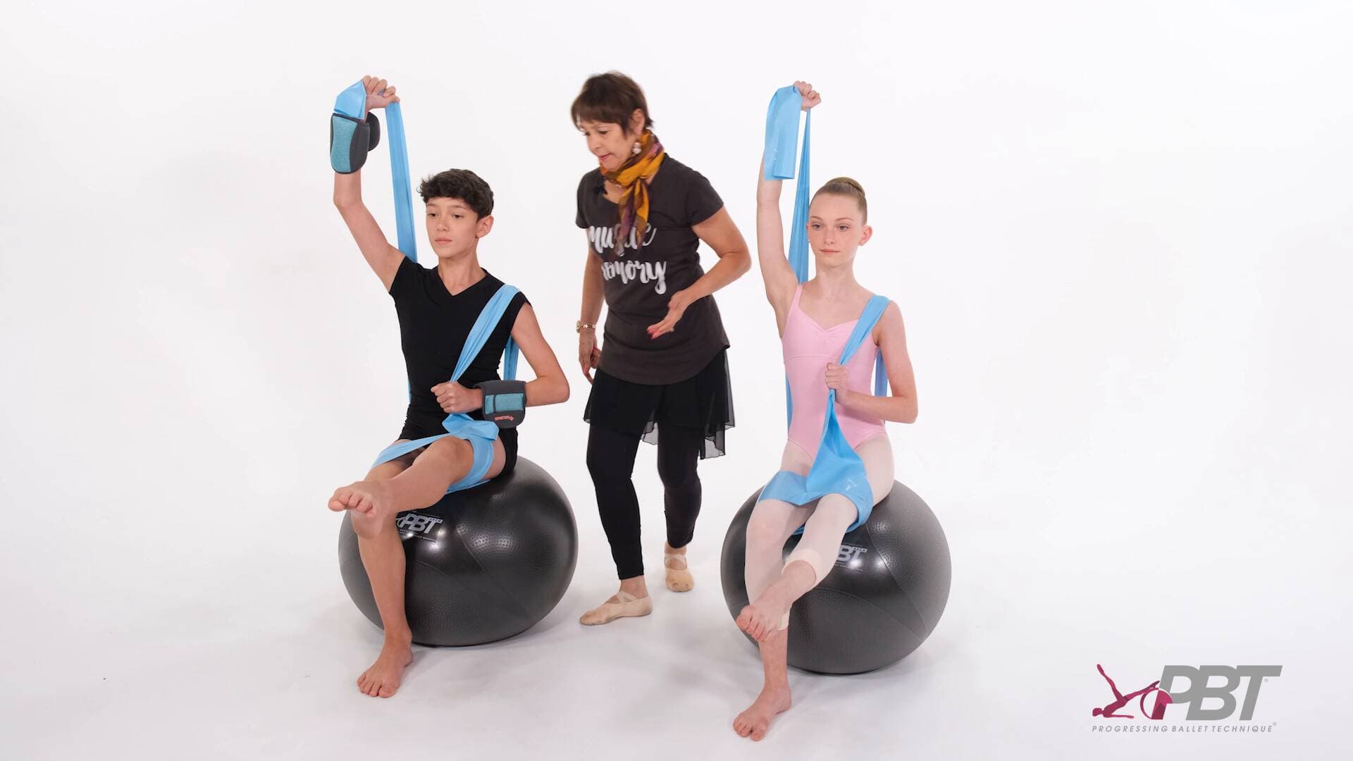 Resistance Band Leg Lifts