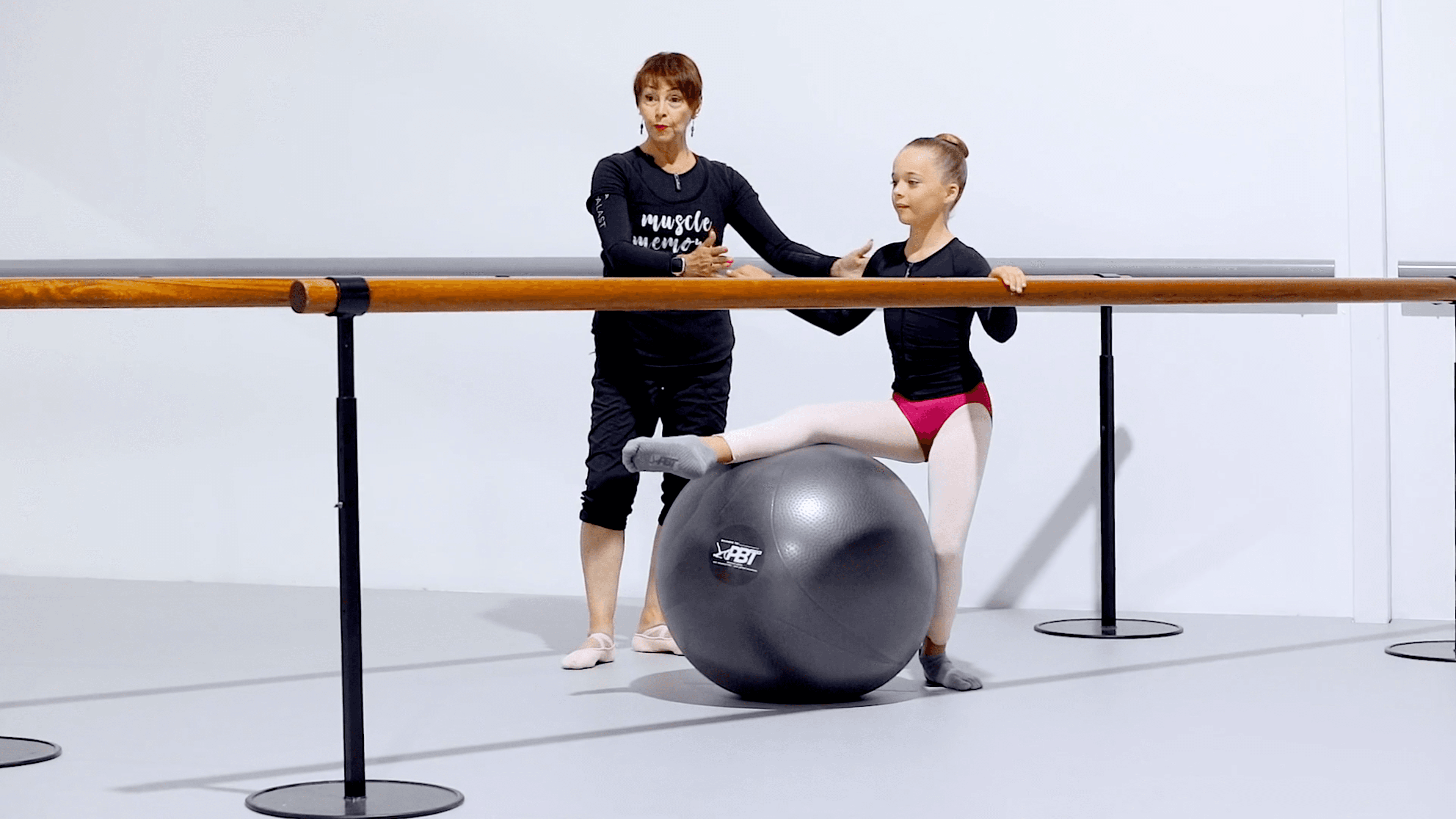 Elevate into arabesque